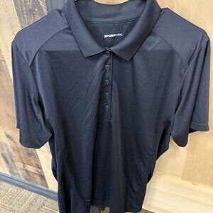 Women's Sport-Tek Plain Black Polo - Never Worn - Size XXL